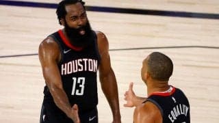 ロケッツがサンダーに圧勝！ 相棒復帰に「彼がエナジーを持ち込んでくれた」とハーデン