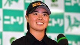 19歳笹生優花「夢は世界一」　小祝さくらと雨中の激戦にサラリ「楽しかったですよ」