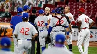 【MLB】3人退場の乱闘劇は頭上通過の危険球？　秋山への報復投球でゴング鳴り両軍入り乱れ