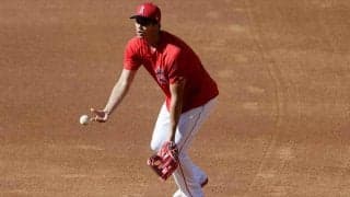 【MLB】“一塁手・大谷翔平”が逆シングルも披露　練習動画に米反響「とてもスムーズだ！」