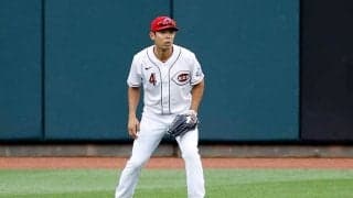 【MLB】秋山翔吾がフェンス際で好守　危機一髪の“華麗ジャンプ”に米注目「ゴー・ショウ！」