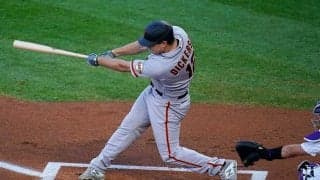 【MLB】どこまで飛んだ？　ジャイアンツ野手の“球団最長飛距離”146M弾にMLB公式も驚愕