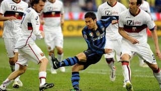 マルセイユ移籍決定！長友がインテル時代に決めたクラブ初ゴール【ファースト・ゴールズ】