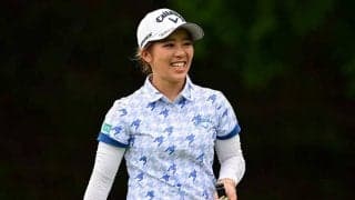 “黄金世代”田中瑞希が「66」で1打差2位発進　雨中の好発進に笑顔「焦らずゆっくり」