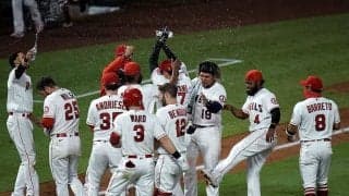 【MLB】大谷翔平、メジャー初サヨナラ打の一問一答　「投手がクリアに見えた」「喜びは控えめに」