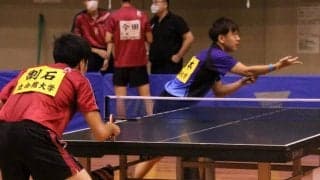 関西学生卓球リーグ特有の“称号”　強者のみが背負う「黄色ゼッケン」