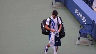 まさかの失格のジョコビッチ、危険行為を謝罪。「意図的ではないが、間違っていた」