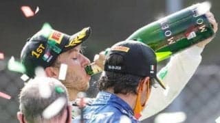 ホンダF1今季２勝目。ガスリーが表彰台の中央で亡き友に捧げる