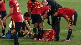 昨季飛躍のレアルDFレギロンがウクライナ戦で左足首捻挫