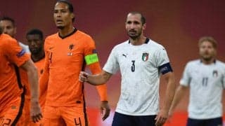 イタリア主将キエッリーニ、オランダ撃破も「もう少しゴールが欲しかった」 久々の代表戦出場も喜ぶ