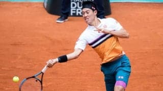 【速報】錦織が攻撃的なプレーで第1セットを先取。復帰戦となるキツマノビッチとの対戦