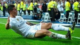 エバートン移籍のハメス・ロドリゲスがマドリー時代に見せた角度のないところから突き刺すシャープな一撃【ビューティフル・フリーキック】