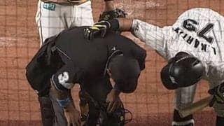 ロッテ・マーティンは「優しさも神！」　投球が頭部衝突の球審に駆け寄った姿にファン称賛