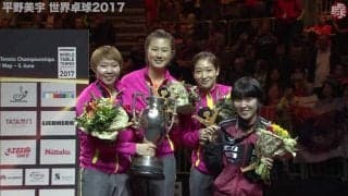【プレーバック】ハリケーン 平野美宇 48年ぶりのメダル獲得｜世界卓球2017ドイツ