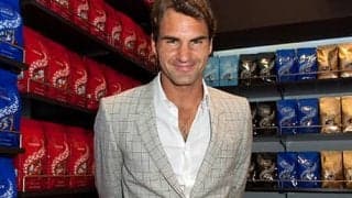  フェデラーがセレモニーに登場 