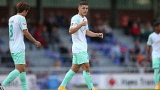 ブレーメンのコソボ代表FWラシツァを巡ってアストン・ビラとナポリが一騎打ちか