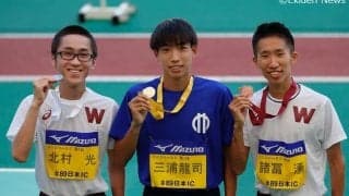 長距離ルーキーズが躍動！　男子総合３位で２日目へ／全カレ１日目