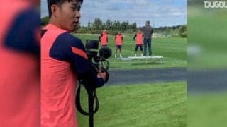 鋭いシュートが持ち味のソン・フンミン、フォト“シュート”の腕前は？