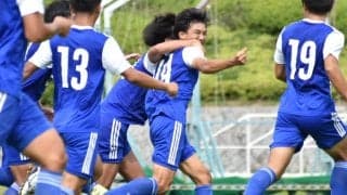 【サッカー部男子】　リーグ開幕戦はＭＦ輪木の値千金弾で勝利！
