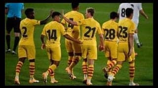 バルサ初陣控え組の2ndセットが指揮官を唸らせる 『復帰』の14番に最高評価