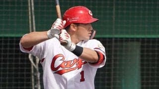 凄まじい打球音、弾丸ライナー…　広島鈴木誠が阪神藤浪の154キロ豪速球撃ち！