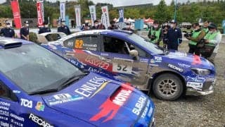 全日本ラリー北海道：僅差の親子バトルを制した新井大輝がシーズン初勝利