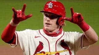 【MLB】“空飛ぶ”超絶キャッチ！　カージナルス外野手の好捕に解説も絶叫「ビューティフル！」
