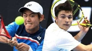 西岡良仁、全仏OP前哨戦1回戦に臨む。前週錦織を破った21歳と対戦