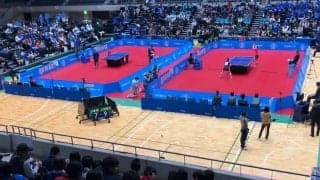 後期日本卓球リーグ、4シングルス編成の変則マッチで開催