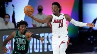【NBA】左手一本で相手を吹き飛ばす　23歳新星のド迫力ブロックに米驚愕「狂気だ」「伝説になる」