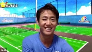 西岡良仁からプロの調整法を学べるチャンス。オンラインテニス教室の参加者を募集