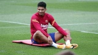 ジローナ戦唯一フル出場のアラウホ「常にクーマンから学ぼうと...」