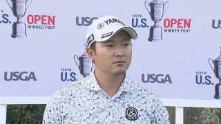 今平周吾が全米オープン参戦「予選通過を目標に、上位で戦えるように」