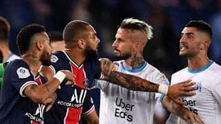 乱闘騒動の処分が決定...頭を叩いたネイマールは2試合の出場停止