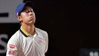 錦織も思わず拍手　金星18歳の“高精度ダウンザライン”に海外喝采「こりゃ驚いた」