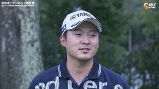 今平周吾「予選通過を目指して頑張りたい」　後半に3バーディで暫定33位タイ