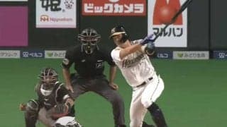 「休日出勤のヒーロー」　日ハム大田、13試合連続安打を決めた1分30秒の“早業”