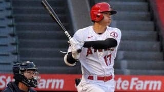 【MLB】大谷翔平、62打席ぶり復活6号ソロ！　7戦ぶりスタメンで175キロ弾丸ライナー弾