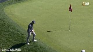 【動画】グネグネのグリーンにも負けず　3日目のスーパーショット集