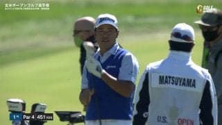 【動画】松山英樹、メジャー初V圏内の5打差4位　キレキレのアイアンショット炸裂