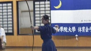 【弓道部女子】甲南大に圧勝し、王座進出へと近づく