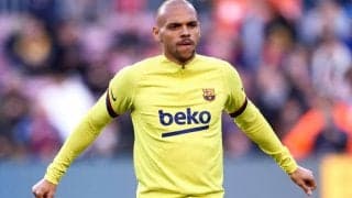 バルサFWブラースヴァイトがトレーニングで負傷、シーズン初戦アウトか