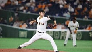 「無慈悲なライトゴロ」広島・鈴木の好守で初安打消えた巨人・直江に同情の声