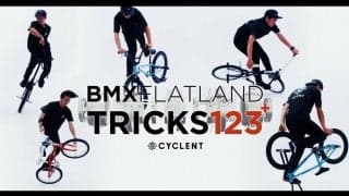 BMXチームCYCLENTがフリースタイルのトリック映像141種「BMX FLATLAND TRICKS 123+」をYoutubeで一挙公開！
