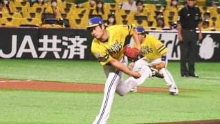 鷹・武田、3回6失点でKO　2連続押し出し含む6安打5四死球の大炎上