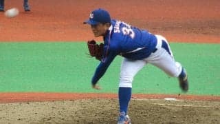 【社会人野球】今秋ドラフト候補、NTT東日本の最速152キロ左腕・佐々木が好救援　1回0封に「まずまず」