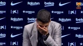 ルイス・スアレス、バルサとの決別に涙「クラブにはずっと感謝している」