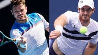  ワウリンカとマレーが練習 