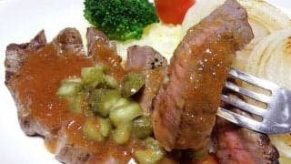 おうちでスタジアム飯を完全再現！　鷹・松田宣のアンガスステーキ丼に舌鼓