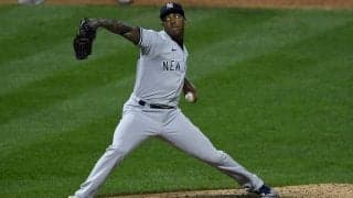 【MLB】仁王立ちチャップマン、146km“超高速チェンジ”に米衝撃「リーグが崩壊する」